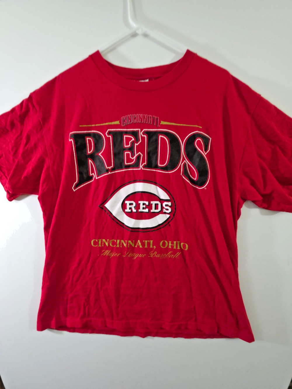 Vintage Cincinatti Reds Shirt Size XL 1999 MLB Baseball Ohio Retro Made USA